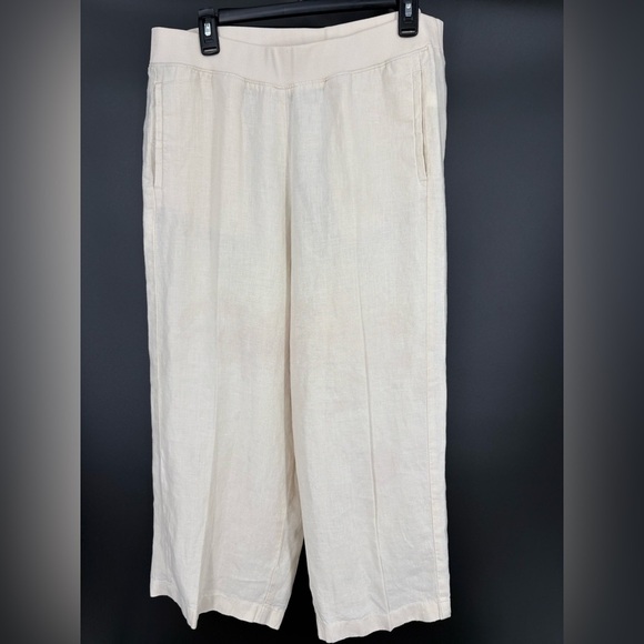J.Jill Love Linen Wide Leg Pants 100% Linen - Picture 1 of 5